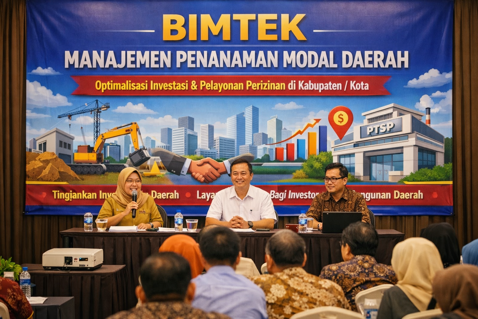 Bimtek Manajemen Penanaman Modal Daerah dan Pelayanan Perizinan Terpadu  Satu Pintu Kabupaten/Kota dalam Bentuk Rencana Strategis Daerah