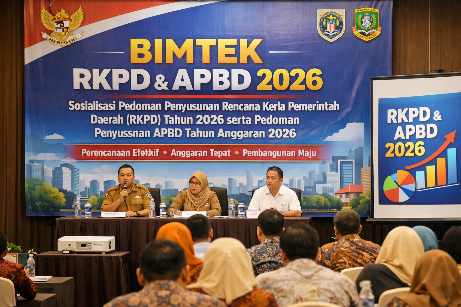 Bimtek Sosialisasi Pedoman Penyusunan Rencana Kerja Pemerintah Daerah (RKPD) Tahun 2026 serta Pedoman Penyusunan APBD Tahun Anggaran 2026